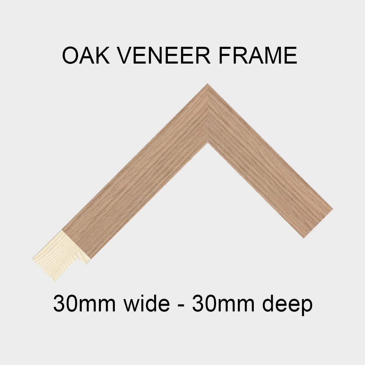 Large Multi Photo Frame Holds 52 4"x4" Instagram Size Photos in a 30mm Oak Veneer Frame - Image 4