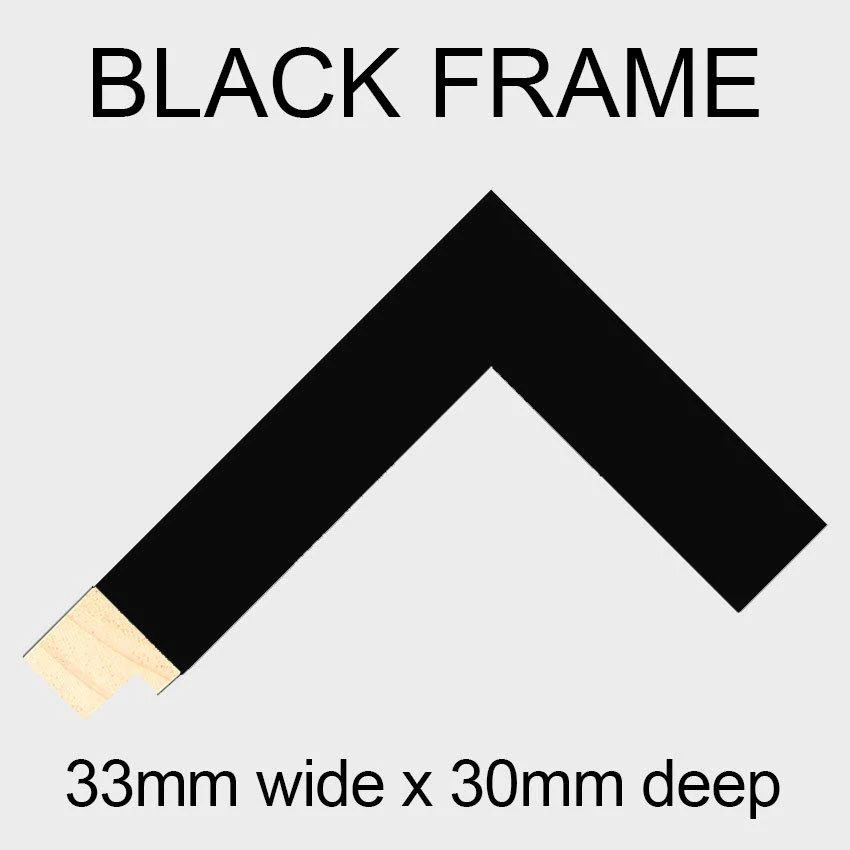 Large Multi Photo Picture Frame Holds 25 Instagram 4"x4" Photo in a 33mm Black Frame - Image 4