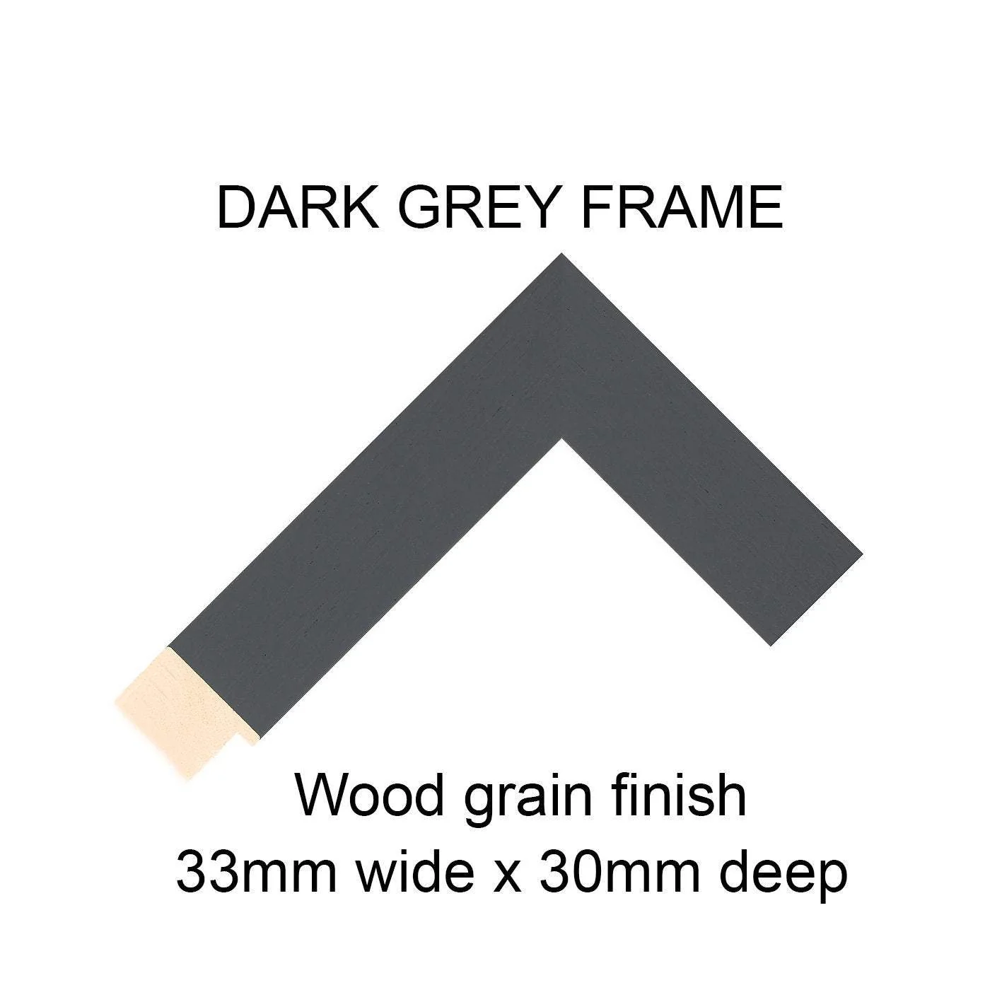 Large Multi Photo Picture Frame Holds 52 4"x4" Instagram Size Photos in a 33mm Dark Grey Wood Frame - Image 4