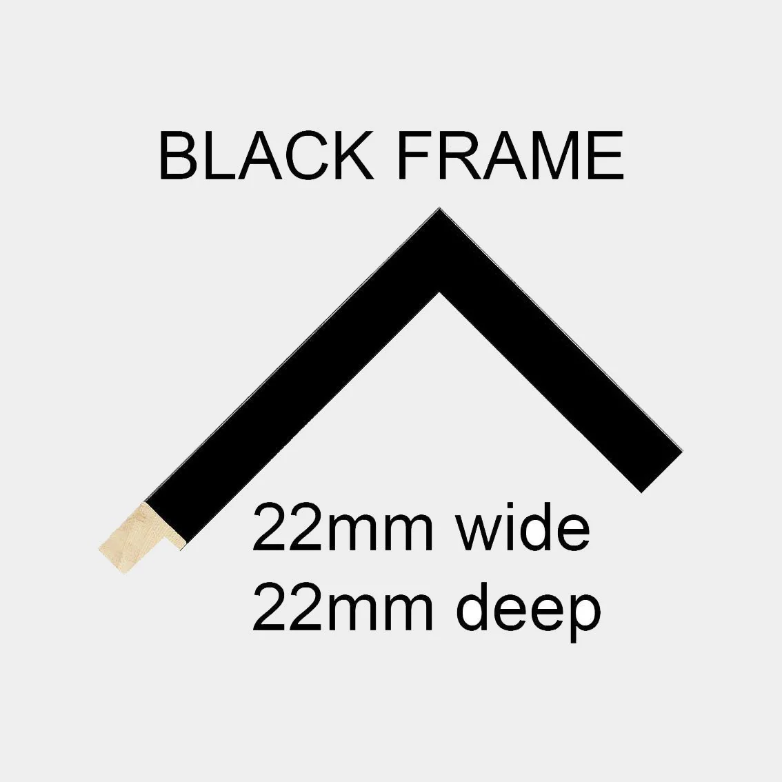 Multi Aperture Photo Frame for 25 mini photos 2"x3" photos in a Black Frame - Image 3