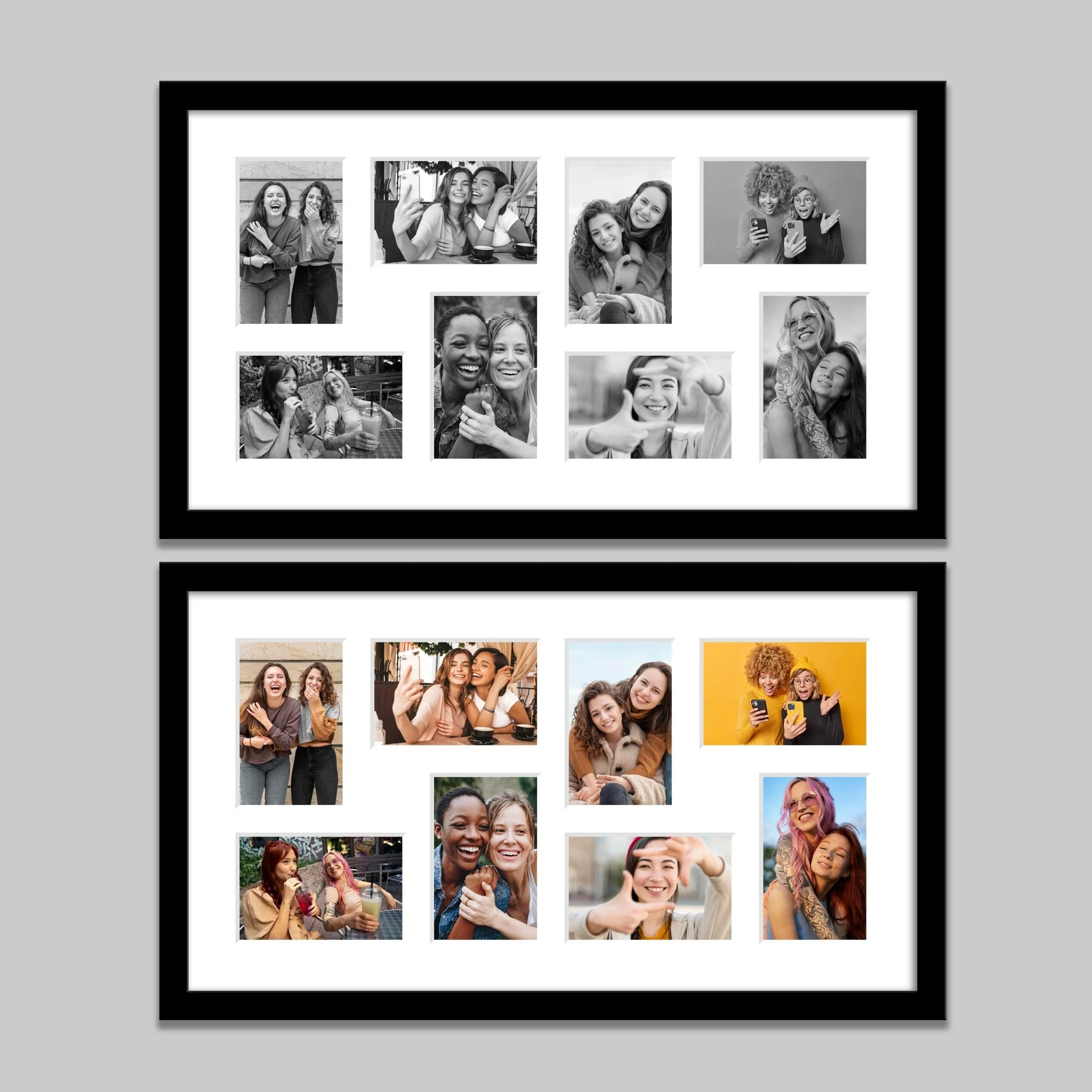 8 Apertures to hold 6" x 4" photos