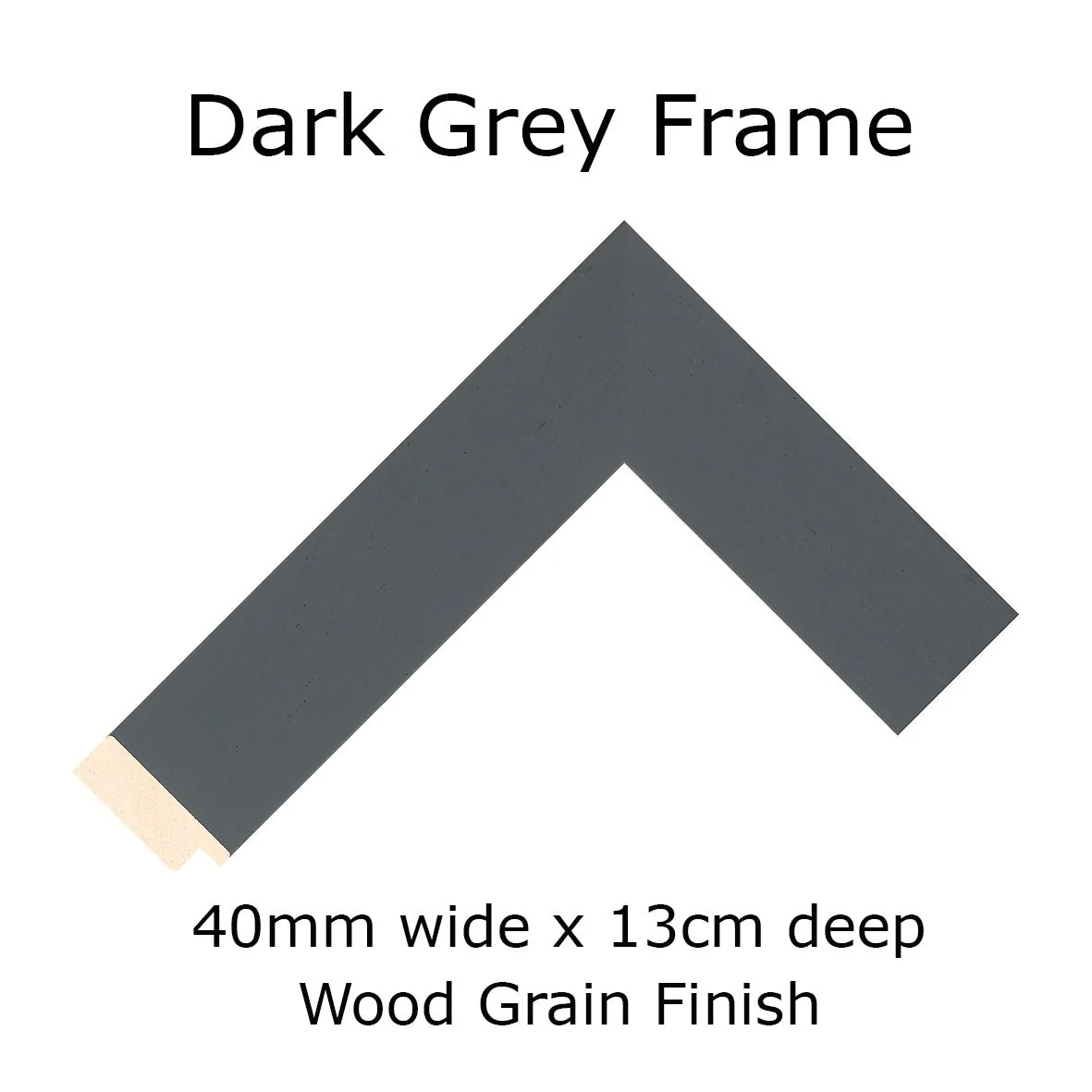 Multi Photo Frame to Hold 8 - 8"x6" photos in a Grey Wood Frame - Image 3